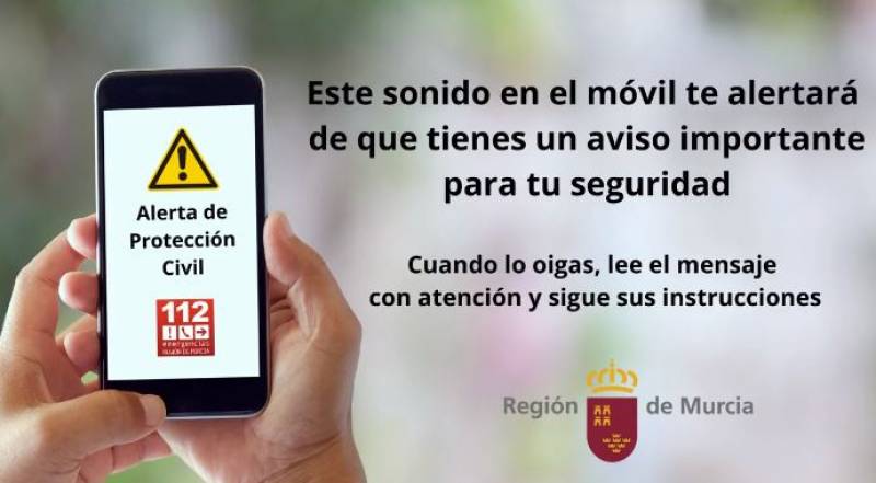 <span style='color:#780948'>ARCHIVED</span> - Emergency Disaster Alert texting system goes live in the Region of Murcia
