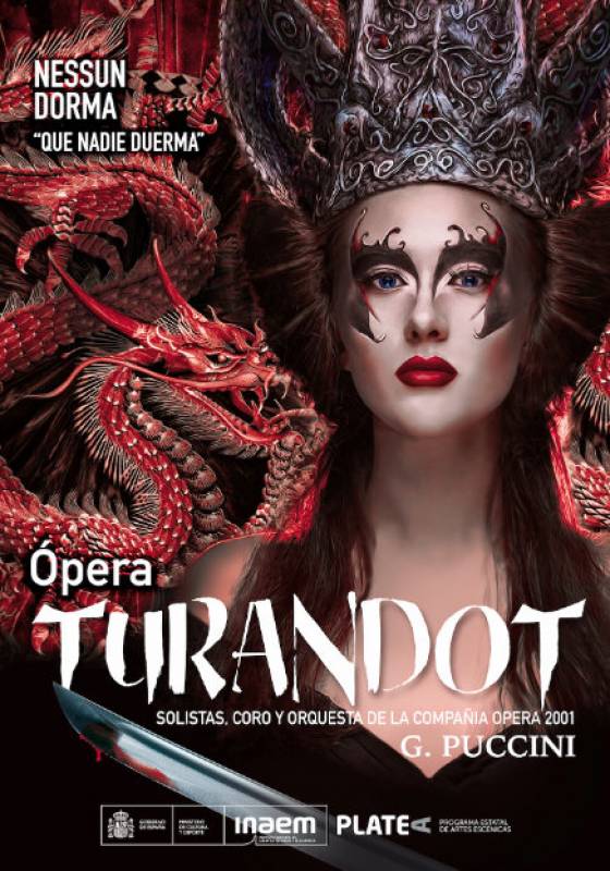 March 24 Turandot opera including Nessun Dorma in Aguilas