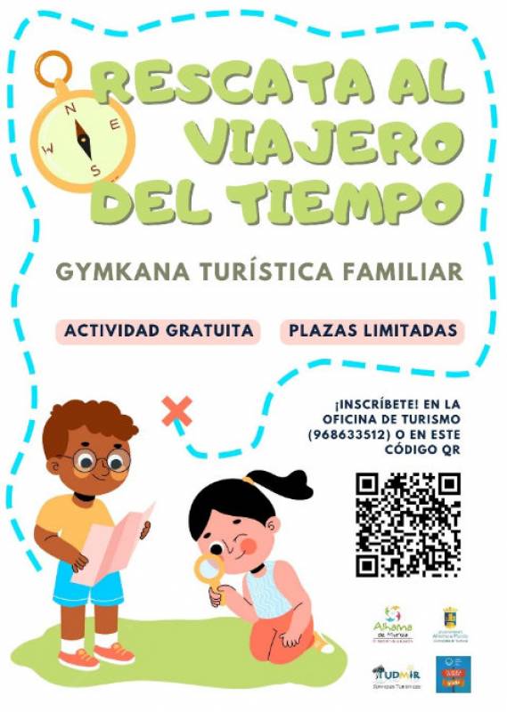 March 25 Free interactive tourist gymkhana for families in Alhama de Murcia