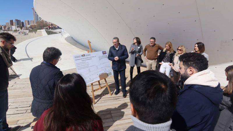 <span style='color:#780948'>ARCHIVED</span> - Work begins on new 1.6M euro Poniente beach walkway in Benidorm