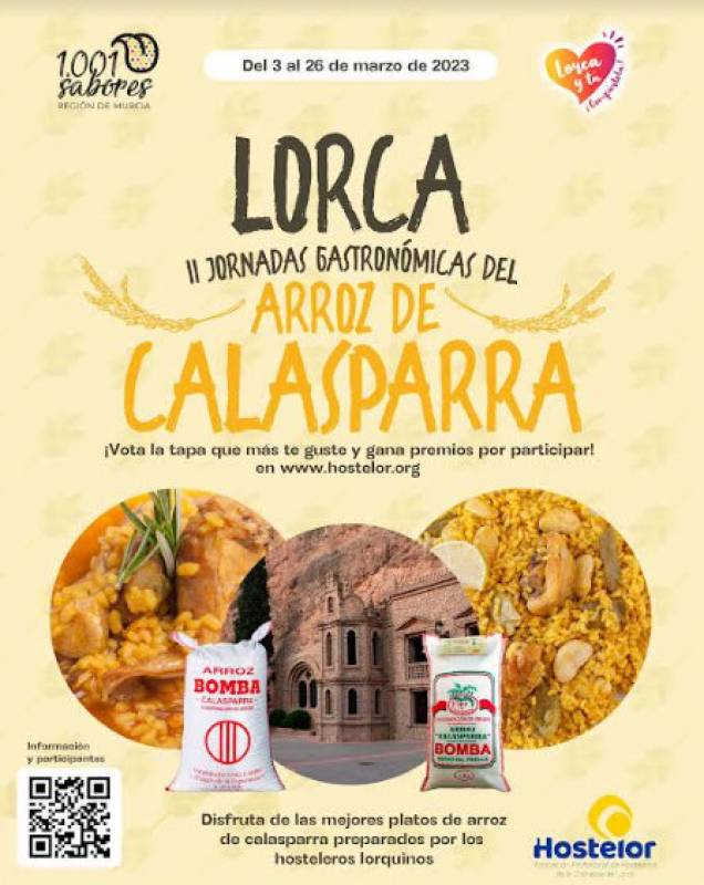 Until March 26 Lorca hosts gastronomic events celebrating the rice of Calasparra
