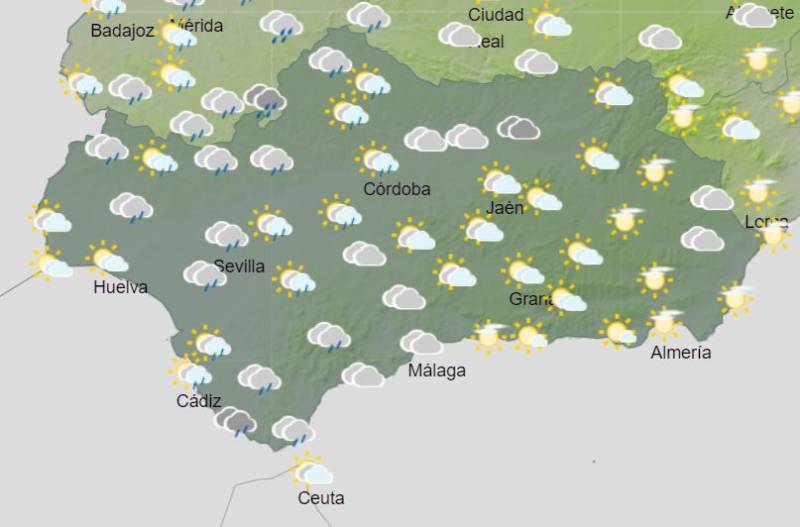 <span style='color:#780948'>ARCHIVED</span> - Slightly cooler temperatures but mostly sunny: Andalucia weather forecast March 13-19