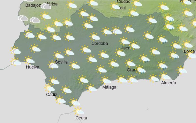 <span style='color:#780948'>ARCHIVED</span> - Slightly cooler temperatures but mostly sunny: Andalucia weather forecast March 13-19