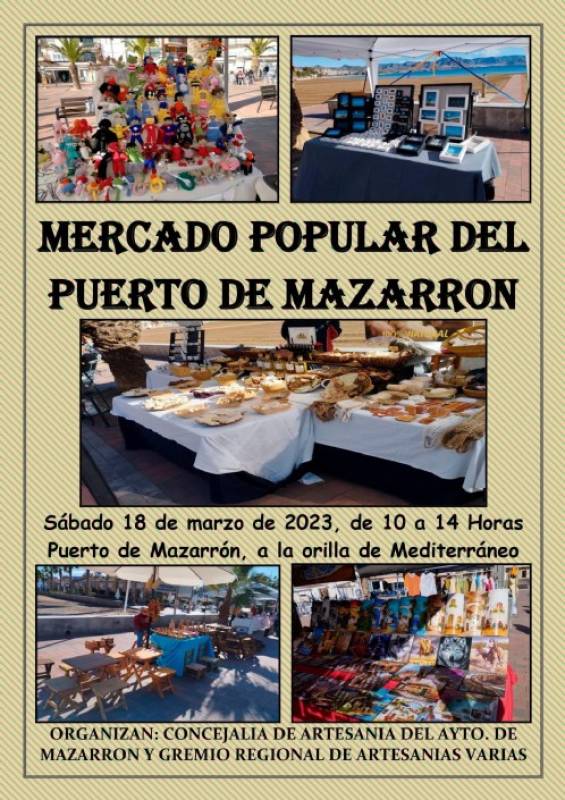 <span style='color:#780948'>ARCHIVED</span> - March 18 Puerto de Mazarron artisan and craft market on the seafront