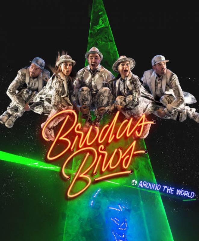 April 29 Brodas Bros!! Around the World at the Aguilas auditorium
