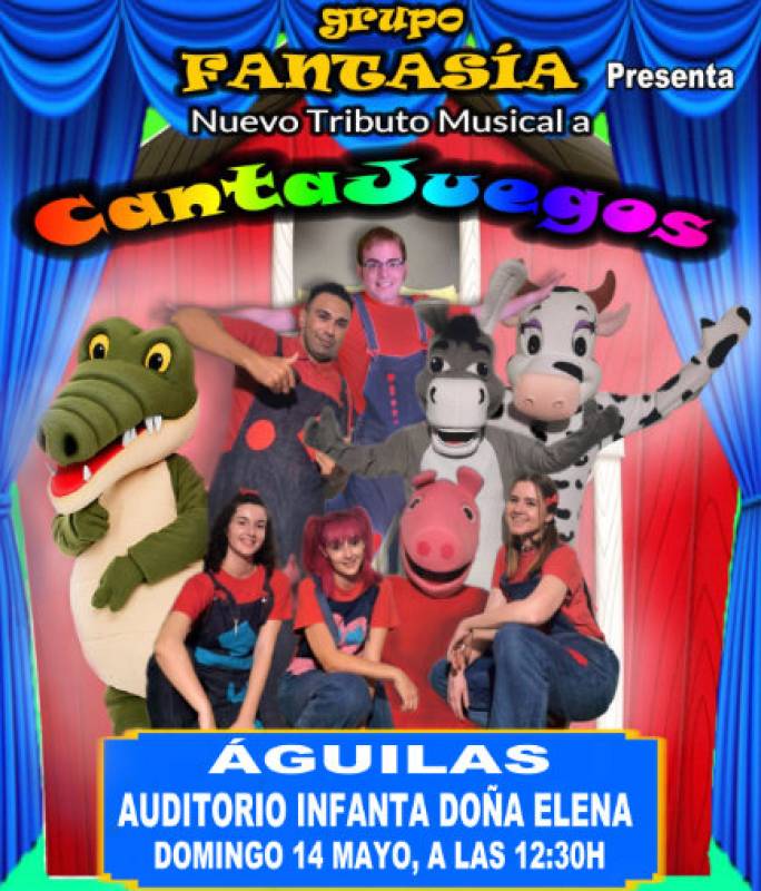 May 14 Cantajuegos live in concert at the Aguilas auditorium