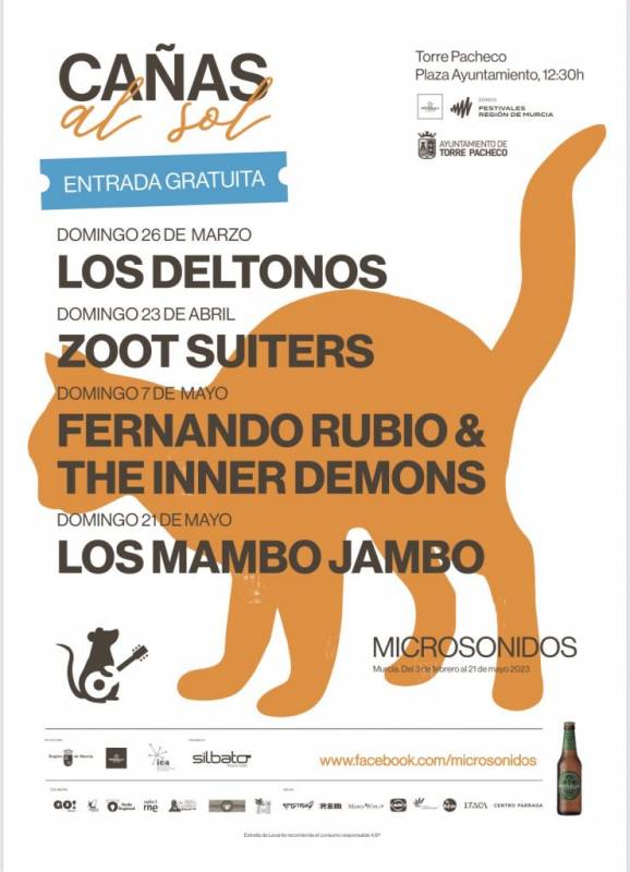 <span style='color:#780948'>ARCHIVED</span> - May 7 The free music festival continues in Torre Pacheco with the Fernando Rubio and The Inner Demons 