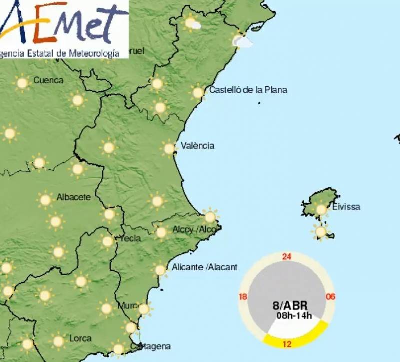 <span style='color:#780948'>ARCHIVED</span> - Clear sunny skies and highs of 30 degrees over Easter weekend