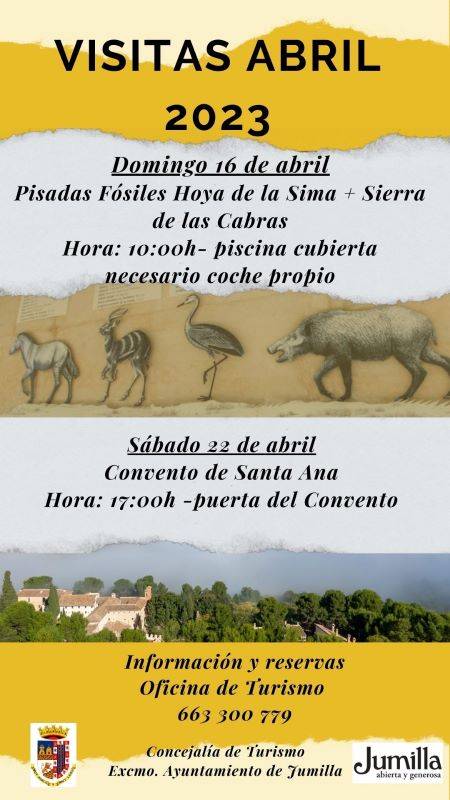 <span style='color:#780948'>ARCHIVED</span> - April 16 Guided walking tour of the fossil footprints of Hoya de la Sima, Jumilla
