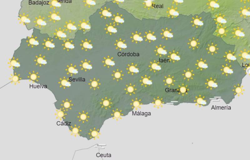 <span style='color:#780948'>ARCHIVED</span> - Andalucia weather forecast April 24-30: Temperatures will hit close to 40 degrees in heatwave