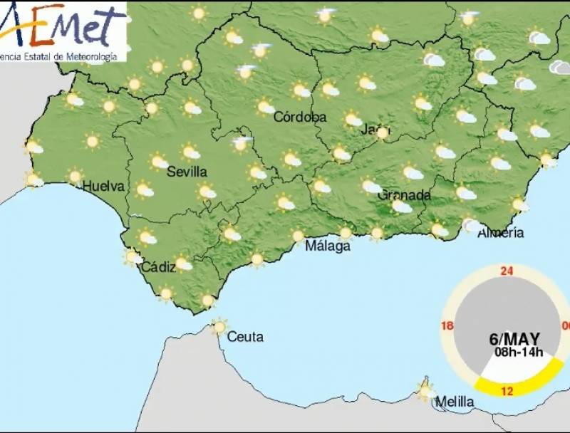 <span style='color:#780948'>ARCHIVED</span> - Stormy showers and drop in temps likely this weekend: Andalucia weather outlook May 4-7