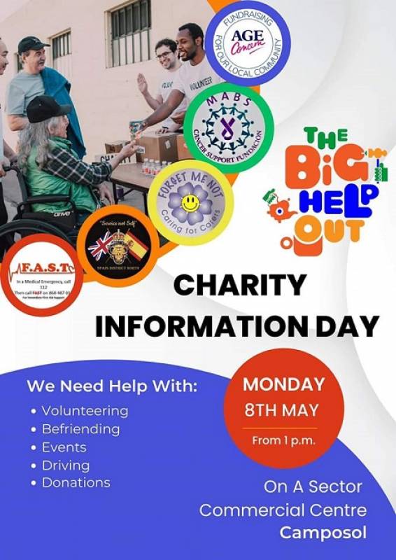 <span style='color:#780948'>ARCHIVED</span> - May 8 The Big Help Out - Charity information day