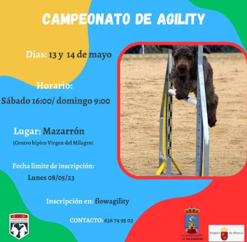 <span style='color:#780948'>ARCHIVED</span> - May 13 and 14 Dog agility championship in Mazarron