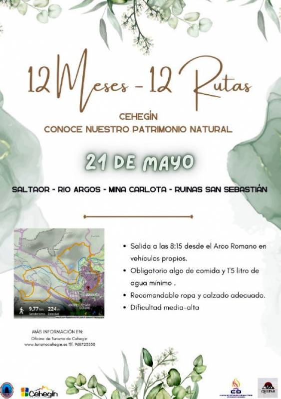 May 21 Free guided hiking tour of the countryside and historic monuments around Cehegín