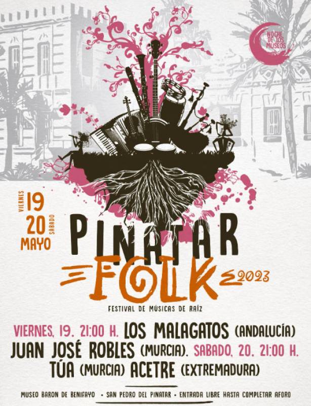 March 19 and 20 Pinatar Folk returns to San Pedro del Pinatar for International Museums Day