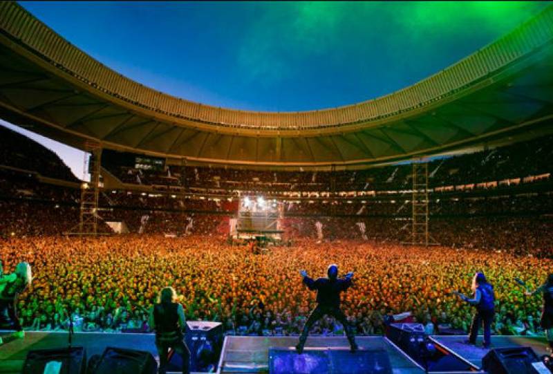 July 20 Iron Maiden at the Enrique Roca stadium in Murcia