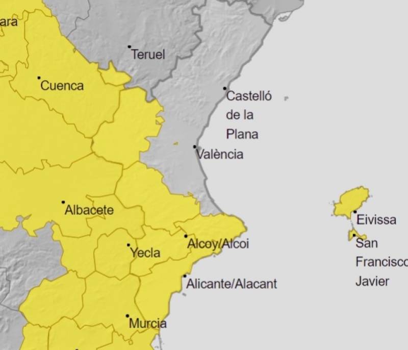 Yellow alert for yet more heavy rain and storms: Alicante weather outlook May 29-June 1