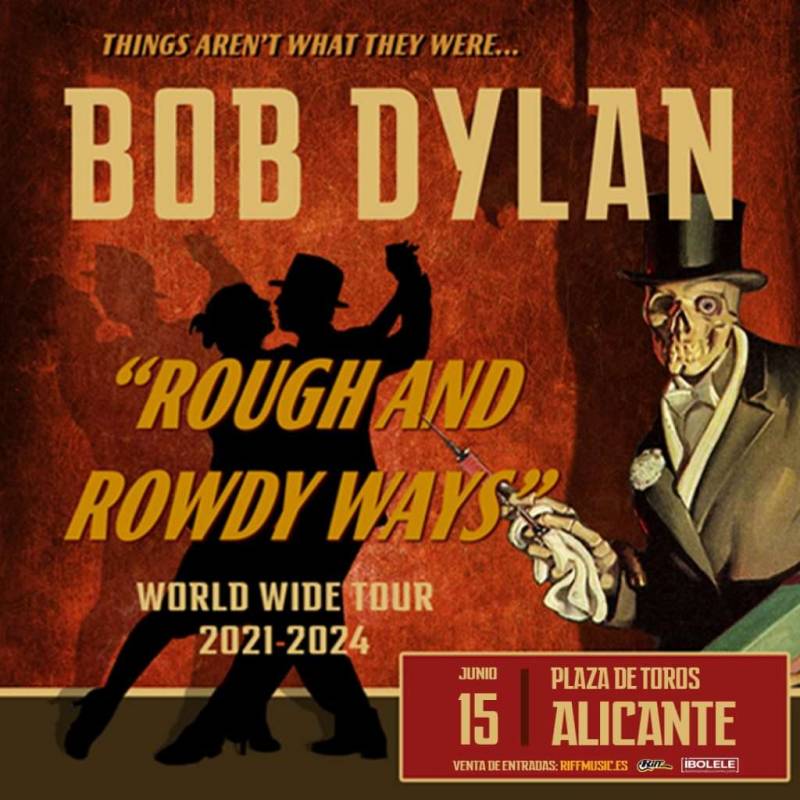 June 15 Bob Dylan live in concert at the Alicante Bullring