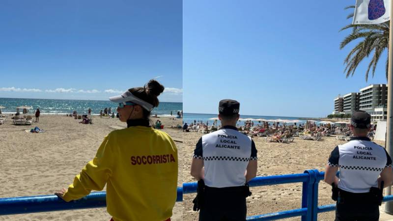 Summer lifeguard service begins on Alicante and Calpe beaches