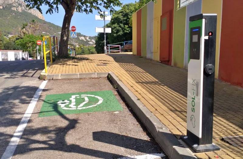 Calpe has six new vehicle recharging points for electric cars