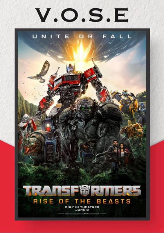 Thursday June 15 Transformers: Rise of The Beasts in English at the Cinemax Almenara