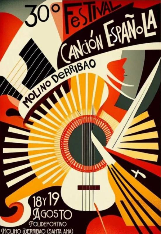 August 18 and 19 Spanish song festival at the Molino Derribao centre just outside Cartagena