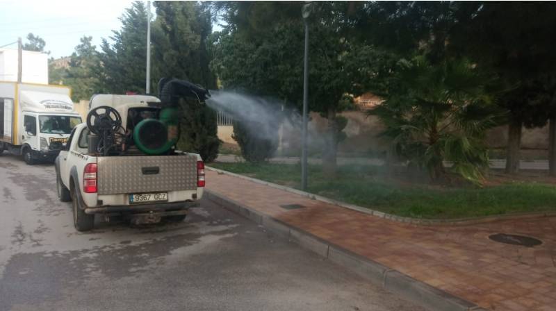 Alhama de Murcia schedules mosquito fumigation