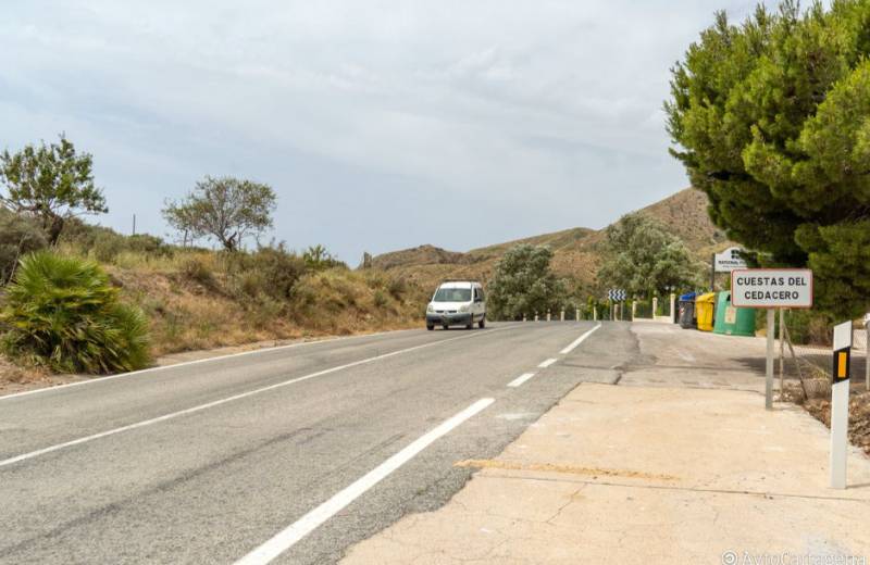 Cycle lane to be created on the Cedacero road between Cartagena and La Azohia