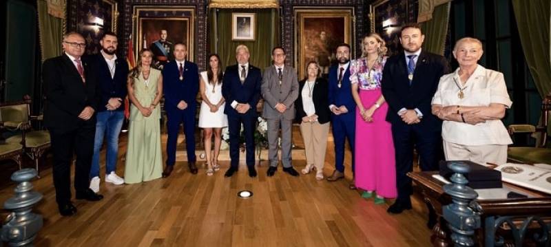 New Mazarron Mayor Gines Campillo sets out the new Council departments