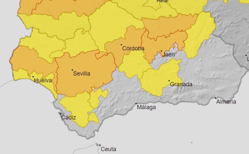 Another weekend with warnings of extreme heat in Andalusia