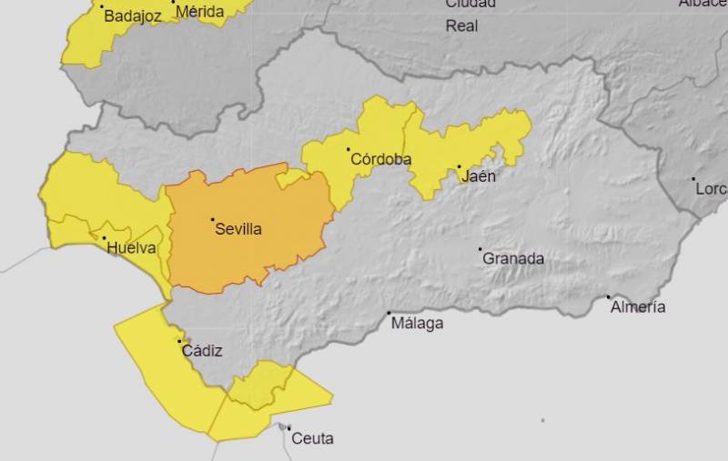 Another weekend with warnings of extreme heat in Andalusia