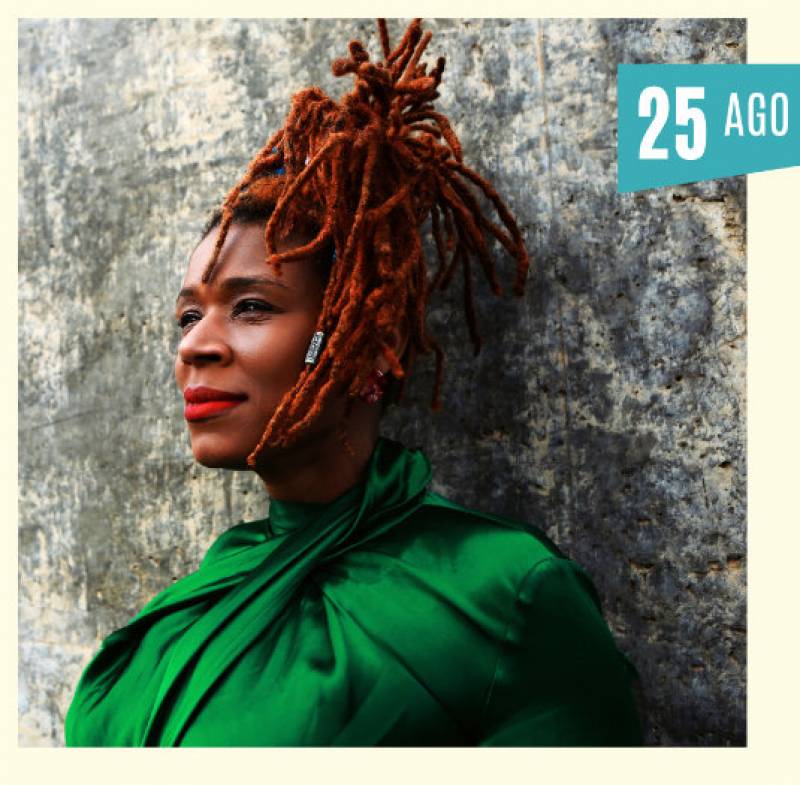 Friday August 25 Free open-air jazz concert by Carmen Souza in Puerto de Mazarron