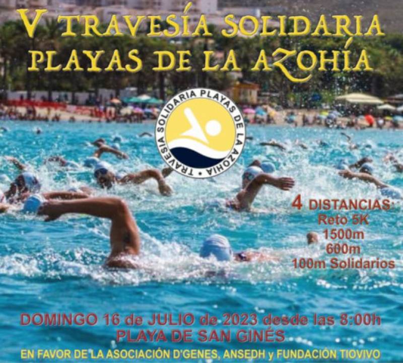  July 16 Open water charity swim in La Azohia, registration still open