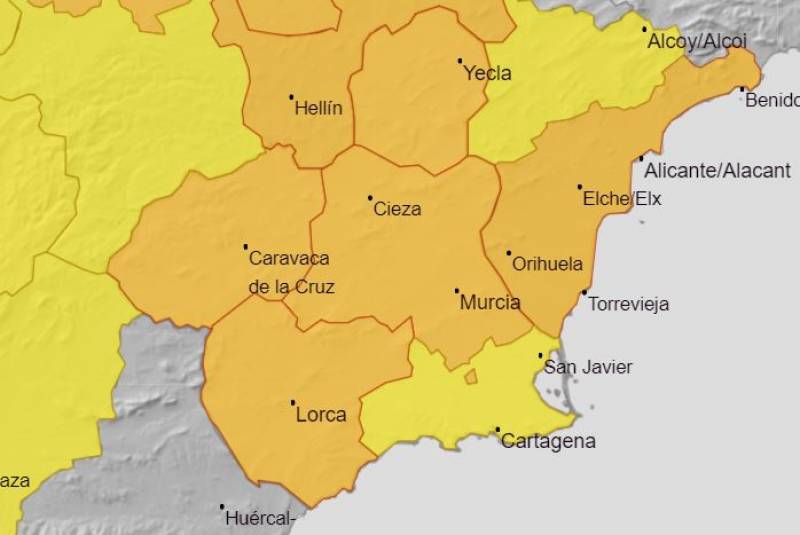 Murcia weather forecast July 17-23: Another baking-hot, 46-degree week