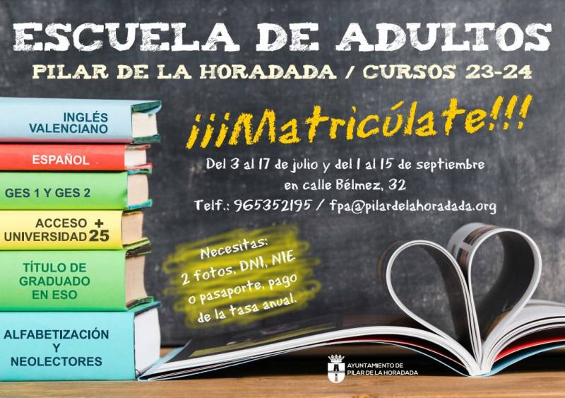 Sign up for Spanish classes for foreigners in Pilar de la Horadada