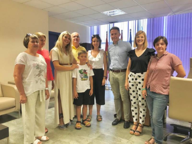 Lorca welcomes 16 Ukrainian children for the summer