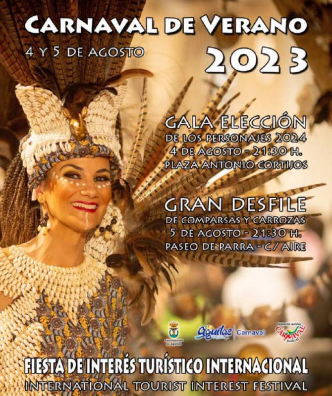 August 4 and 5 Summer Carnival 2023 in Aguilas