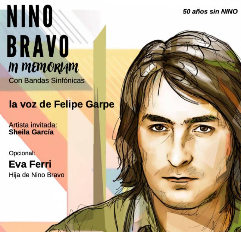 August 20 Nino Bravo tribute concert in concert in Jumilla