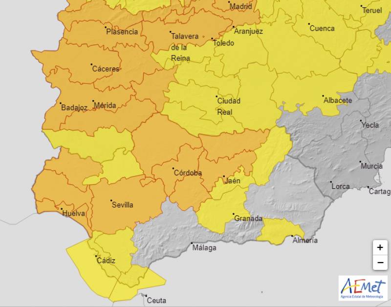 Heatwave continues to bake Andalucia this week: weather forecast Aug 21-27