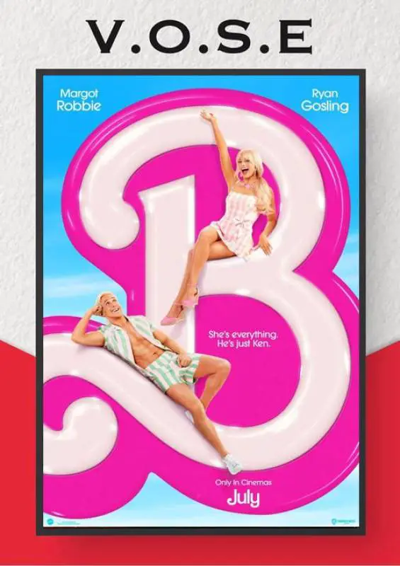 August 31 Barbie in English at the Cinemax Almenara