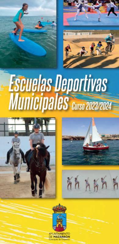 Municipal sports activities for children in Mazarron and Puerto de Mazarron 2023-24