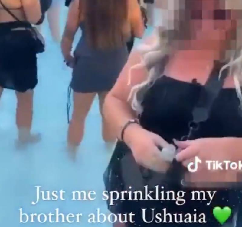 Scottish woman causes outrage by spreading ashes of dead brother at Ibiza pool party