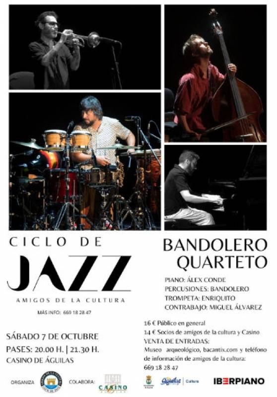 October 7 An evening of jazz in Aguilas