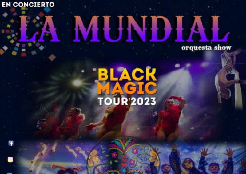 October 13 Orquesta La Mundial perform their Black Magic show in Alhama de Murcia 