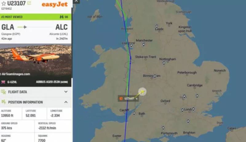 Alicante flight from Glasgow forced into emergency landing