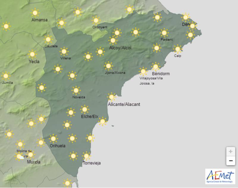Summer in autumn this weekend: Alicante weather forecast Oct 5-8