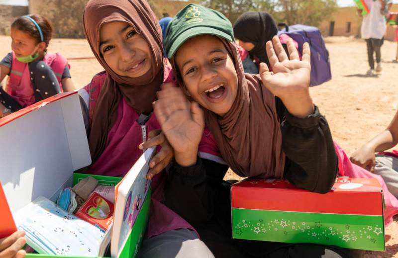 Águilas again supports Operation Christmas Child in 2023