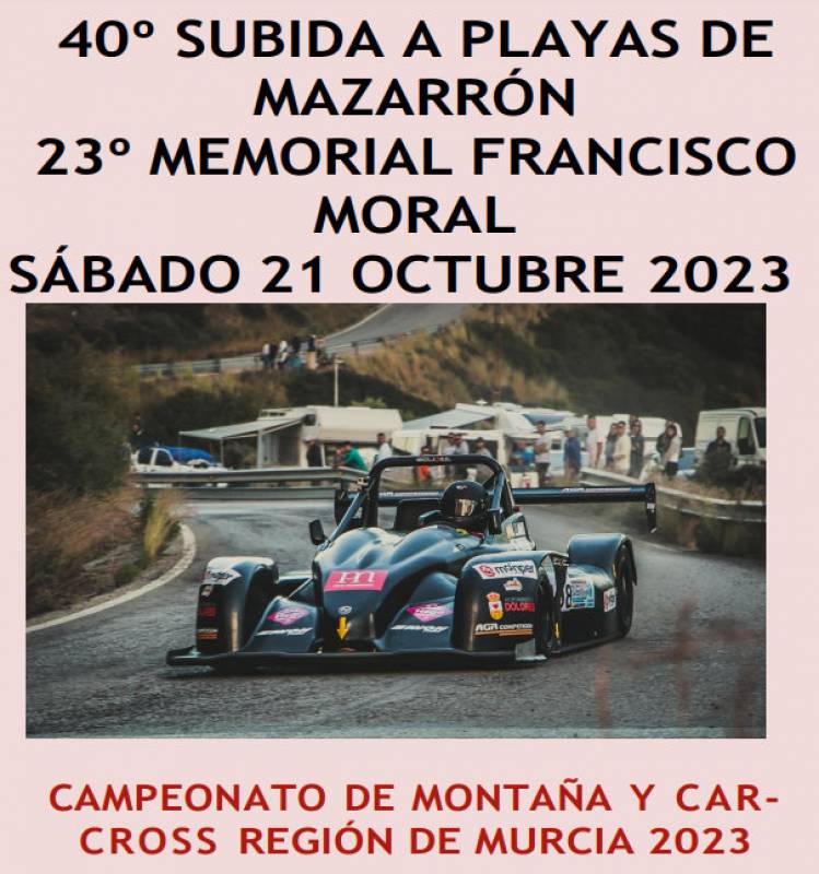 October 21 Mazarron mountain rally event on the inland road to Cartagena