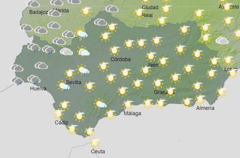 Pouring rain in southern Spain this week: Andalusia weather forecast October 16-22