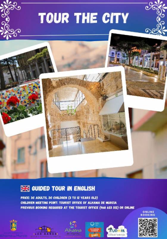 November 11 Guided tour IN ENGLISH of the old centre of Alhama de Murcia
